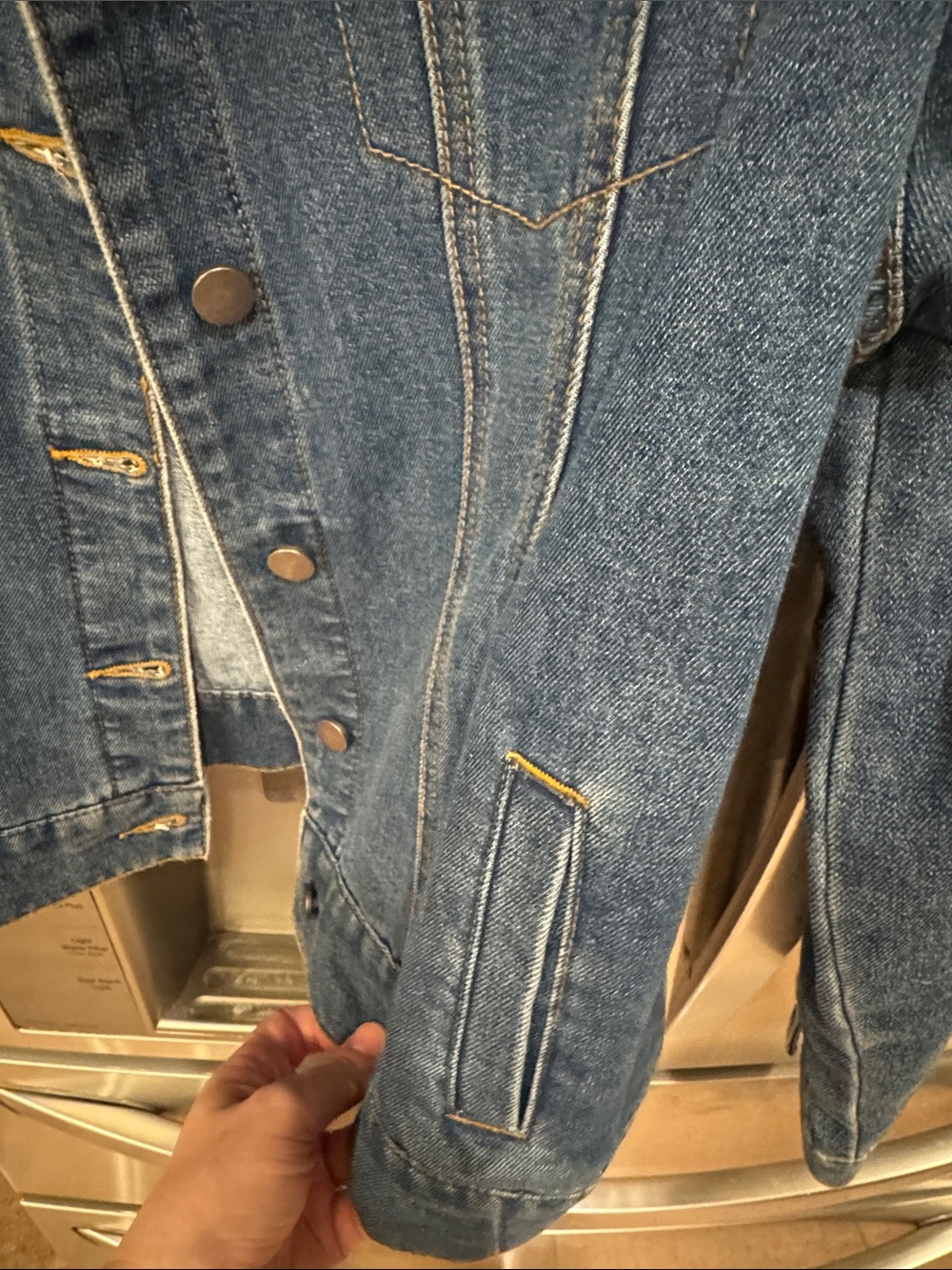 Lee Jean Co. Embroidered Blue Denim Jacket - Picture 12 of 12